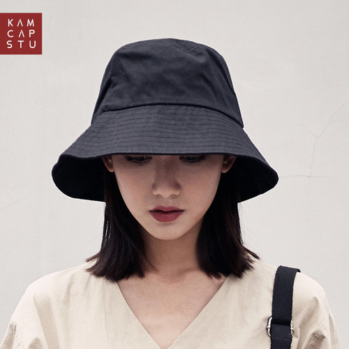 블랙 버킷햇 여름 한국판 웨어 썬캡 여성 썬캡 썬캡 자외선 모자