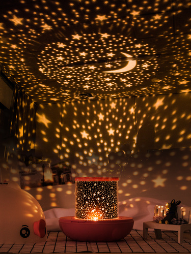 크리에이티브 프로젝터 세레나데 침실 침대 위 별 야광 드림 로맨틱 별 공중회전 어린이 수면 스탠드