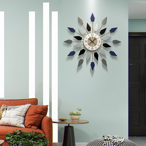 노르딕 시계 아트 아이덴티티 모던 심플 정음 크리에이티브 시계 괘종 거실 가정용 패션