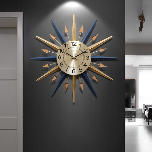 시계 벽시계 거실 북유럽 패션 아이디어 벽시계 침실 가정용 벽시계 현대 심플하고 개성있는 대기 시계