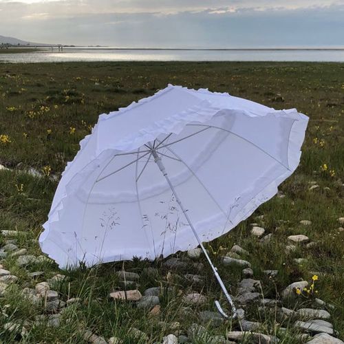 큐탕시즈의 상큼한 쌍화변 창의우산 청우 겸용 긴자 양산 롤리타