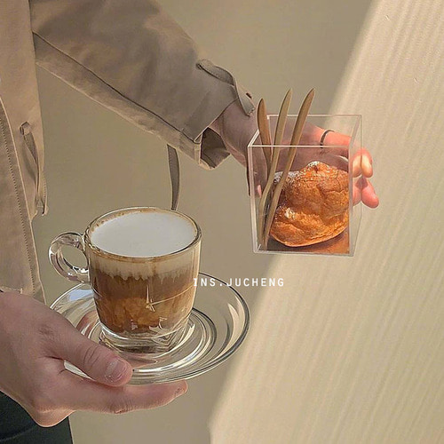 인스초화 노르딕 유리컵 세트 유럽식 모카나 티라노 커피잔