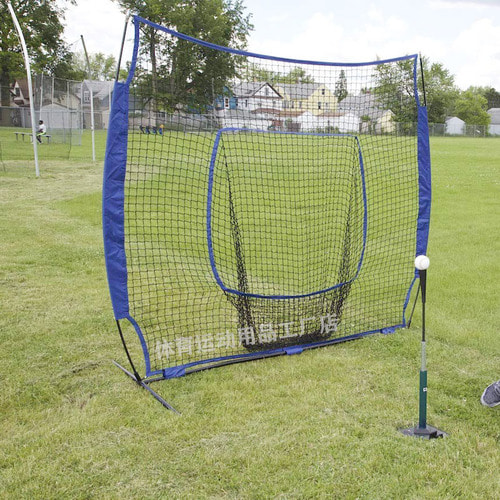 7x7 블루 베이스볼 훈련 망봉 소프트볼 연습기 타구 투수망 타깃박스 어린이 야구 장비