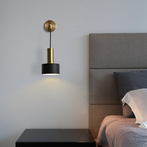 침실 베드 벽등 북유럽 스타일의 전동 미니 미러 헤드램프 아이디어 라이트 모던 심플 통로 벽 램프