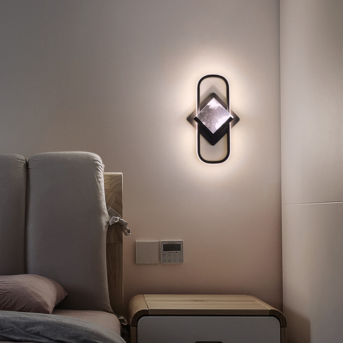 LED 벽등 침실 침대 헤드라이트 모던 심플 LED 북유럽 라이트 계단 거실 TV 배경 벽등