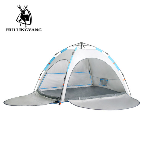 야외 2인용 2인용 야외 자외선차단 가정용 전자동속으로 비치낚시 텐트