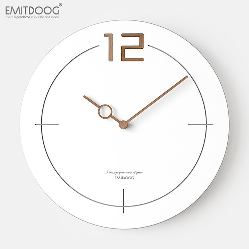 EMITDOOG 모던 심플 아이디어 괘종시계 패션 대기시계 거실 홈피 노르딕 시계