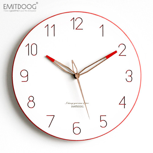 EMITDOOG 노르딕 시계 거실 현대적인 아이덴티티 패션 가정용 침실 스피커