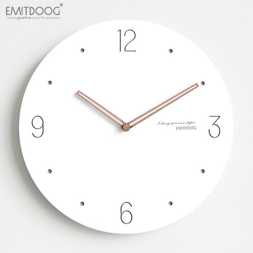 EMITDOOG 북유럽 괘종시계 모던 심플 시계 거실 크리에이티브 침실 가정용 유럽식 시계 괘종 시계