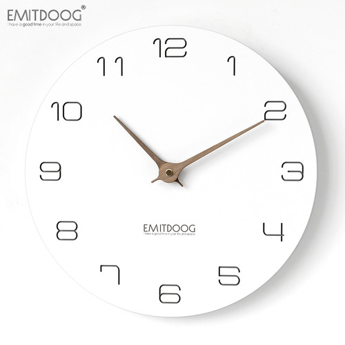 EMITDOOG 모던 심플 시계 벽걸이 패션 시계 크리에이티브 무브먼트 노르딕 거실 가정용 시계