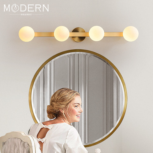 MODERN 전동경 헤드램프 할리우드 분장실 침실 북유럽의 가벼운 크리에이티브 개성 디자이너 램프