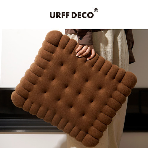 URFF DECO 쿠키 시트에 숏 폴라로이드 쿠션 초코베개 다다미 방석