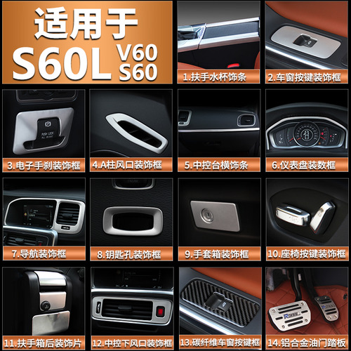 볼보 S60L 리모델링 전용 S60 V60 리모델링 전용 인큐베이터 컨트롤 자동차 용품