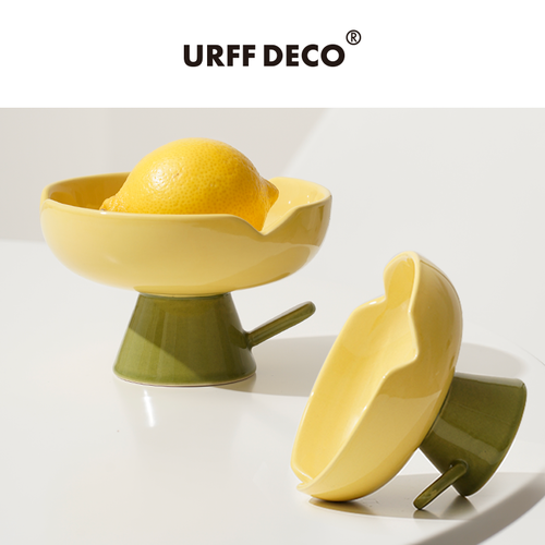 URFF DECO만의 디자인 만개한 그릇 크리에이티브 튤립 컵 작은 그릇 플라워 북유럽 도자기 팔레트