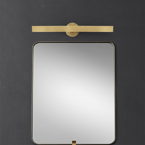 전 구리 led 욕실 거울 전면 램프 세면대 거울 캐비닛 벽 램프 복고풍 욕실 화장실 간단한 창조적 인 벽 램프