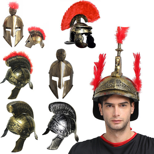 고대 로마 전사 헬멧 고대 일반 모자 헬멧 전사 모자 스파르타 전사 헬멧 전사 모자