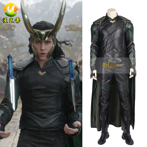 Man Zhixiu Thor cos suit Thor 3 Gods Twilight Cthulhu Loki Cosplay Costume Shaking Sen 옷 한 벌