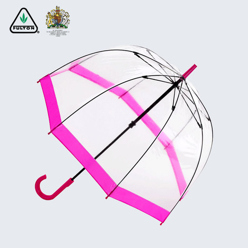 풀튼 클리어 새장 우산 여왕 동년식 우산 여청우 양용 심플 가정용 우산
