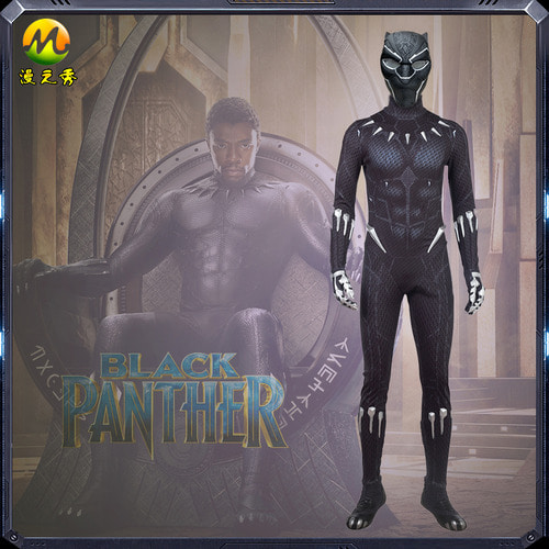 Comic show Marvel Panthers cos suit 게이 년식 원피스 정장 코스프레 스타킹 헬멧 의류
