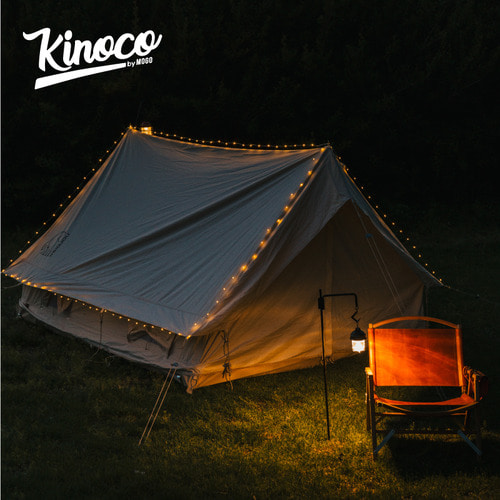 kinoco 야외 캠핑 조명 야간 텐트 장식 문자열 조명 LED 깜박이는 조명 별이 빛나는 분위기 야간 조명