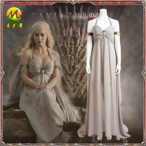 왕좌의 만화 쇼 게임 드래곤 어머니 코스프레 얼음과 불의 노래 Daenerys Targaryen cos suit