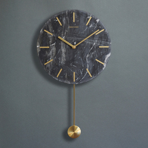 새로운 북유럽 대리석 벽시계 크리 에이 티브 시계 거실 침묵 침실 석영 시계 홈 현대 미니멀리스트 시계