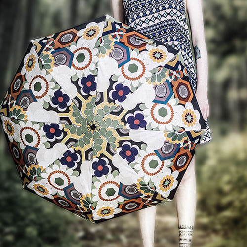 독일 kobold 태양 우산 자외선 차단제 자외선 차양 우산 여성 비와 태양 이중 사용 달콤한 접는 작은 우산