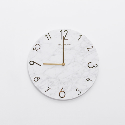 인 대리석 시계 라이트 럭셔리 음소거 벽시계 홈 거실 성격 크리 에이 티브 테이블 장식 간단한 북유럽
