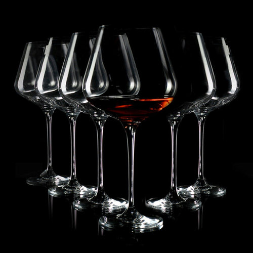 가족 모임 잔 와인 잔 디켄터 세트 부르고뉴 무연 크리스탈 대형 와인 컵 6