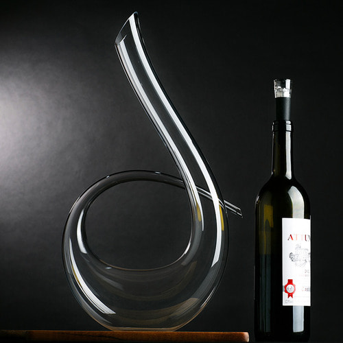 우아한 유선형 일류 제품 크리에이티브 이성애 크리스탈 디켄터 부르고뉴 와인 와인 와인 와인 디스펜서