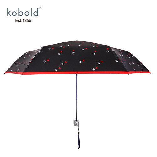 독일 Kobold 태양 우산 여성 양산 자외선 차단제 자외선 소형 비와 태양 이중 사용 접는 달콤한 비의 우산