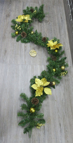 Haidi 크리스마스 장식 등나무 제품 휴일 장식 제품 150 ~ 200CM 긴 PVC 장식 등나무 펜던트