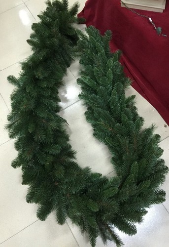 Haidi 크리스마스 장면 장식 공급 270CM 크리스마스 Jialan 잔디 장식 2.7 미터 녹색 PVC 등나무