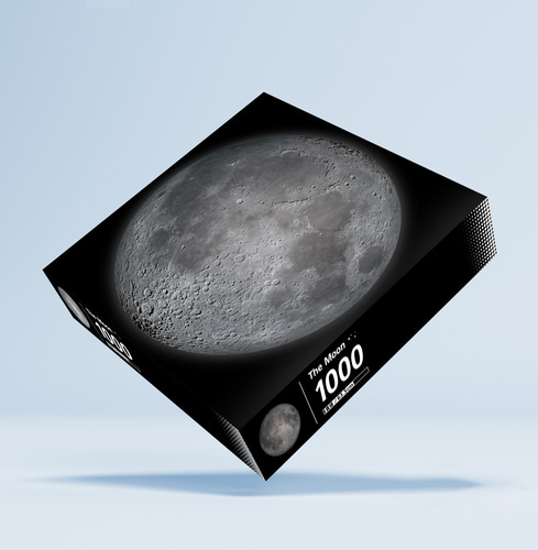New 년식 Moon Earth 1000 round 퍼즐 Moon Apollo NASA Adult Decompression