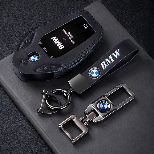 20 New 년식 BMW LCD Key Case X5 천연 가죽 X3X6X7 / 5 시리즈 New Energy 530LE7 시리즈 740 Buckle Shell