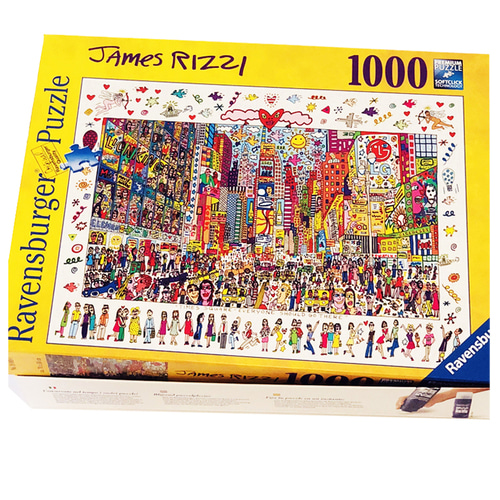 Ravensburger 독일 수입 퍼즐 타임 스퀘어 성인 감압 성인 퍼즐 1000 태블릿
