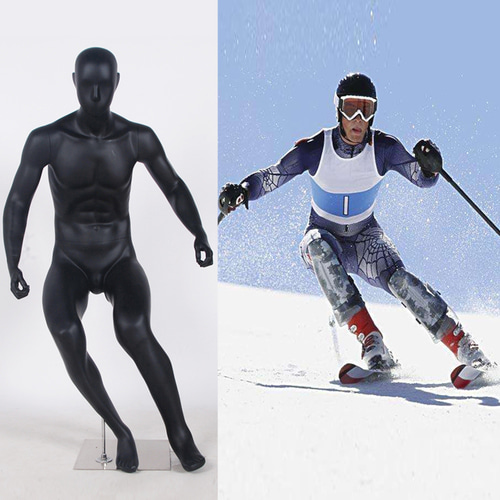 모델 소품 스포츠 남성과 여성 전신 모델 전문 스키 모델 타오 의류 쇼 SK12