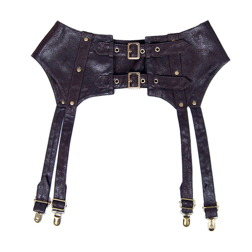 Mr. Yi s steam 컨티넨탈 Steampunk steampunk rivet strap clip ladies waist wide belt