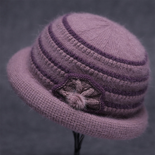 겨울 중년 및 노인 모자 여성용 따뜻한 세면대 모자 두꺼운 벨벳 노인 할머니 할머니 겨울 모자