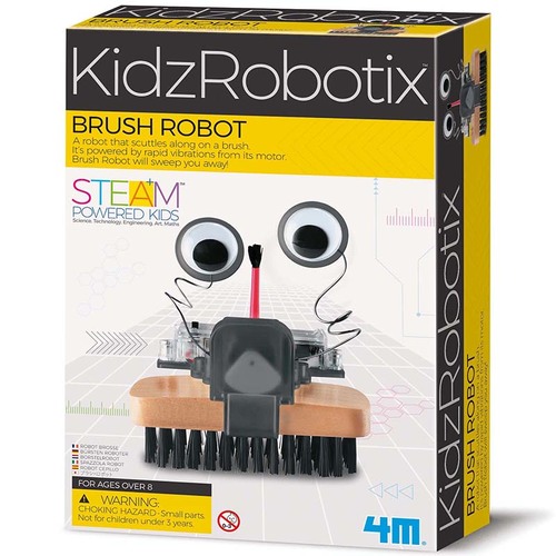 4M STEAM 수입 완구 플라잉 브러시 로봇 테마 어린이 교육 관심 교육 과학 어린이 완구