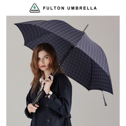 Fulton 비즈니스 자동 긴 손잡이 우산 빈티지 우산 안티 바람 남성 우산 수입 선물 우산 플러스 큰 우산