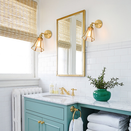 지퍼 스위치 레트로 황동 황금 빛 럭셔리 현대 노르딕 침대 옆 벽 가벼운 미니멀 욕실 거울 전면 벽 빛