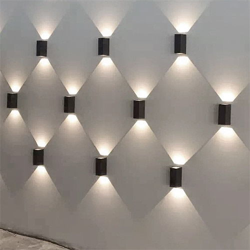 야외 벽 빛 현대 최소한의 광고 외벽 LED 야외 벽 램프 외벽 빛 램프 야외 벽 빛 방수