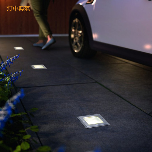 LED 묻힌 가벼운 가든 램프 드레이프 라이트 샷 램프 가든 잔디 램프 벽 코너 램프 야외 방수 묻힌 램프