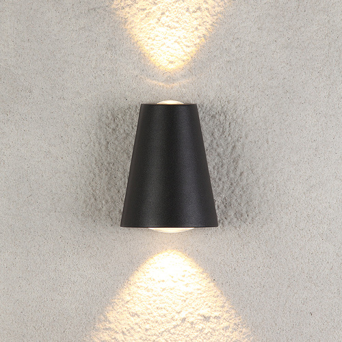 LED 야외 벽 램프 외벽 낮은 빛 야외 벽 조명 양방향 테라스 벽 조명 크리 에이 티브 간단한 야외 방수