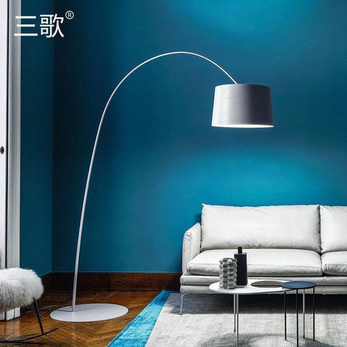 디자이너 현대 미니멀리스트 북유럽 플로어 램프 창조적 인 개인화 된 연구 거실 낚시 라이트 거실 램프
