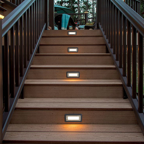 LED 계단 조명 야외 방수 3W 계단 램프 임베디드 스퀘어 파크 코너 라이트 플로어 램프